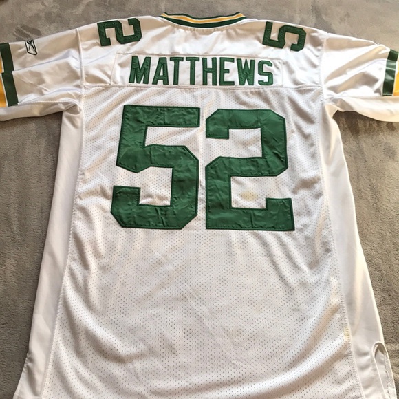 Green Bay Packers Clay Matthews Football Jersey - Picture 6 of 6